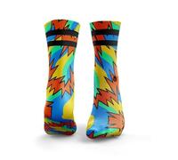 HEXXEE 2Stripe Fresh Prince 2Stripe Orange & Yellow - Womens: 4-7 UK / 6-9 US