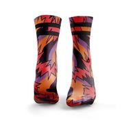 HEXXEE 2Stripe Fresh Prince 2Stripe Red & Purple - Mens: 6-8.5 UK / 6-8.5 US