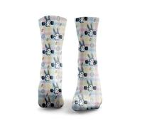 HEXXEE Crew Bunny Gains Socks Womens: 7.5-10 UK / 9.5-12 US