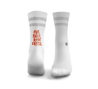 HEXXEE Crew Eat Pasta Run Fasta Socks Womens: 4-7 UK / 6-9 US