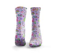 HEXXEE Women's Girl Power Socks. Women's: 4-7 UK / 6-9 US. Anti Blister. Don't Fall Down When Exercising.