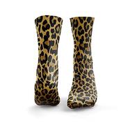 HEXXEE Women's Leopard Socks Orginial. Women's: 4-7 UK / 6-9 US. Anti Blister. Don't Fall Down When Exercising.
