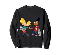 Hey Arnold And Gerald W/Skateboards Checker Board Sweatshirt