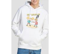 Hey Arnold Arnold & Gerald Hoddie, White | Size: Small Hey Arnold White S
