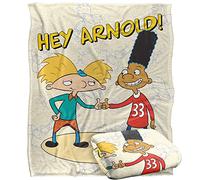 Hey Arnold Arnold & Gerald Silky Touch Super Soft Throw Blanket 152 X 127 cm