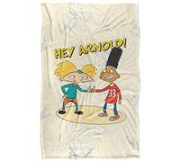 Hey Arnold Arnold & Gerald Silky Touch Super Soft Throw Blanket 91 x 147 Cm