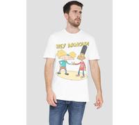 Hey Arnold Arnold & Gerald Unisex T-Shirt, White | Size: 5XL Hey Arnold White 5XL