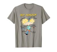 Hey Arnold! Facts Diagram Sketch Portrait T-Shirt