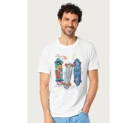 Hey Arnold Men's Skateboards Gerald Stay Rad T-Shirt in White | Size: XL Hey Arnold White XL
