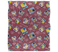 Hey Arnold Silky Yearbook Supersoft Blanket Multicoloured (One Size)