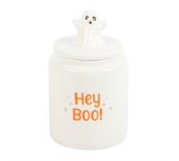 Hey Boo Ghost Jar Something Different White One Size