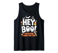 Hey Boo I am Eating Candy for Two Pregnancy Ghost Tank Top