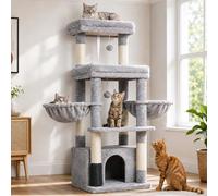 Hey-brother Cat Tree Tower with Extra Large Platform, Big Condo, MPJ070W