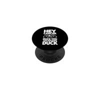 Hey Cancer Duck You You Ducking Duck Survivor Fight - PopSockets Adhesive PopGrip