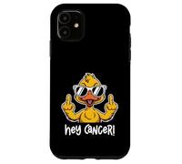 Hey Cancer F U Sunglasses Duck Flipping The Bird F ck Cancer Case for iPhone 11