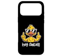 Hey Cancer F U Sunglasses Duck Flipping The Bird F ck Cancer Case for iPhone 17 Pro Max