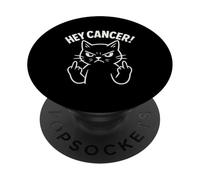Hey Cancer FU Chemo Warrior Cancer Sucks Awareness PopSockets Adhesive PopGrip