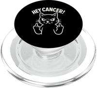 Hey Cancer FU Chemo Warrior Cancer Sucks Awareness PopSockets PopGrip for MagSafe