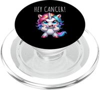 Hey Cancer FU Chemo Warrior Cancer Sucks Awareness PopSockets PopGrip for MagSafe