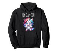 Hey Cancer FU Chemo Warrior Cancer Sucks Awareness Pullover Hoodie