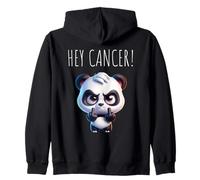 Hey Cancer FU Chemo Warrior Cancer Sucks Awareness Zip Hoodie
