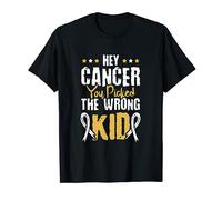 Hey Cancer You Picked The Wrong Kid Awewareness Warrior T-Shirt