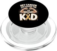 Hey Cancer You Picked The Wrong Kid Childhood Warrior PopSockets PopGrip for MagSafe