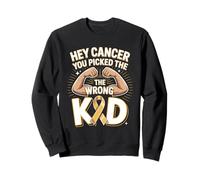 Hey Cancer You Picked The Wrong Kid Childhood Warrior Sweatshirt