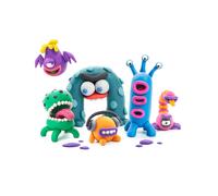 Hey Clay Aliens Set - 15 Air-Dry Clay Cans + 2 Tools, Bright Non-Toxic Modeling Clay for Kids 3+, Sparks Creativity (E73358)