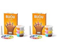 HEY CLAY Bijou - Clay Kit for Accessories Creation - Air Dry Clay with Tools and Fun Interactive App for Kids 3+ (Sweet Rings) (Pack of 2)