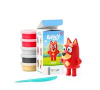 HEY CLAY Bluey & Friends Characters Set, 5 Cans of Air Dry Clay with Interactive Instructions (Rusty)