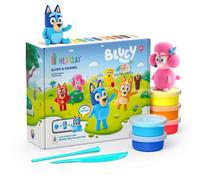 HEY CLAY Bluey & Friends Set 15 Cans of Air Dry Clay with Sculpting Tools