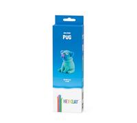 HEY CLAY Dog Story - Air-Dry Clay Kit for Kids - Creative Set Age 3+ (Pug, Series Dog Story, 3 cans)