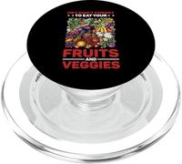 Hey Don't Forget To Eat Your Fruits And Veggies PopSockets PopGrip for MagSafe
