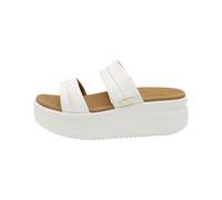 Hey Dude Austin Slide Classic Women Platform Wedge Sandals, Lt. Ivory, EU 42