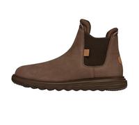 Hey Dude Branson Craft Leather Urban Shoes ManBrown Brown