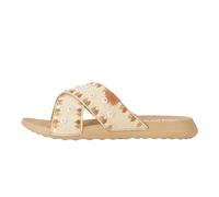 Hey Dude Christi Slide Embroidered, Tan, 4 UK