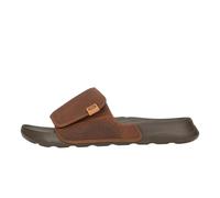 Hey Dude Men's Shore Slide Classic Loafer, Downtown Brown/Delicioso Brown, 12