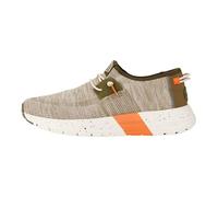 HEYDUDE Sirocco Sport Mode Trainer Green/Dusty Olive/Orange UK Size = 10 EU Size