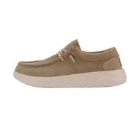Hey Dude Men's Wally Comf Slip-On, Suede Stone Grey/Silver Birch, 8 UK
