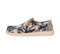 Hey Dude Men's Wally Palm Jute Loafer, Egret/Cloud Blue, 8 UK