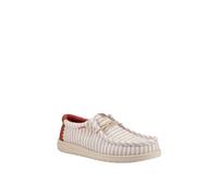 Heydude Wally Resort Synthetic Blend Men's Multi/Chili Red Moccasins Shoes UK 9