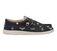 HEYDUDE Wally Stars n Skulls Shoe 8 (42) Black