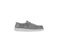 HEY DUDE Men's Wally Stretch Sox Grey | Size: 10 HEY DUDE Grey 10