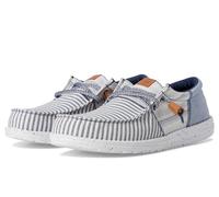 Hey Dude Men's Wally Tri Nu Prep Loafer, Sargasso Blue/White, 8 UK