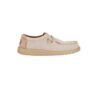 Hey Dude Silver Wally Coastline Jute Shoes Silver