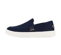 HEYDUDE Mens Hey Dude Slip On Shoes SunApee - Navy/White - UK 10