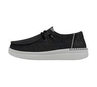 Hey Dude Unisex Wendy Rise Moccasin, Black, 4.5 UK