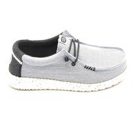 HEYDUDE - Men's Wally Coastline Jute - Casual Slip-On Shoes - Moccasin Style, Stone White, 10 UK