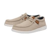 Hey Dude Wally Craft Suede Boat Shoes Beige EU 43 Men